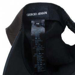 Pre Owned Giorgio Armani Brown Logo Baseball Cap Size 58