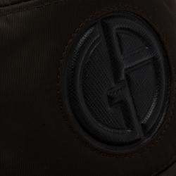 Pre Owned Giorgio Armani Brown Logo Baseball Cap Size 59