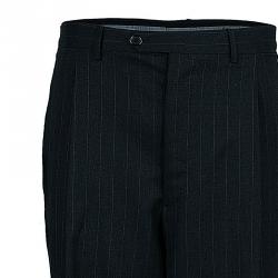 Giorgio Armani Men's Charcoal Grey Pinstripe Suit XL