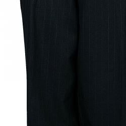Giorgio Armani Men's Charcoal Grey Pinstripe Suit XL