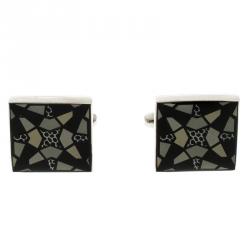 Givenchy Grey Enamel Cufflinks