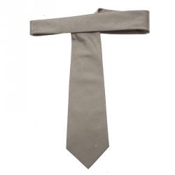 Givenchy Grey Textured Silk Tie