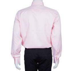 Pre Owned Givenchy Pink Cotton Shirt L