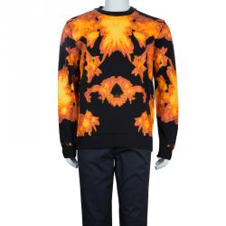 مملوكة مسبقًا بلوفر جيفنشي كوبان فيت قطن طباعة لهيب مقاس L