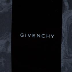 Givenchy Grey Printed Long Sleeve Buttondown Cotton Shirt M