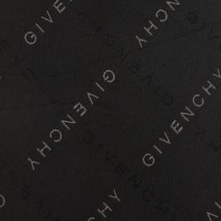Givenchy Black Logo Silk Tie