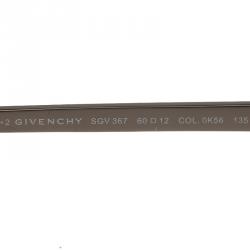 Givenchy Black SGV367 Shield Sunglasses