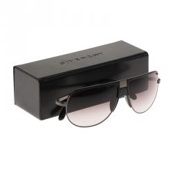 Givenchy Black SGV367 Shield Sunglasses