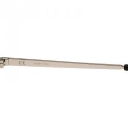 Givenchy Silver and Black SGV464 Aviator Sunglasses