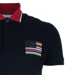 Pre Owned Givenchy Men's Printed Polo Shirt L