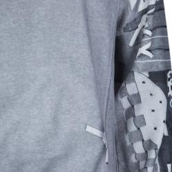 مملوكة مسبقًا سويتشيرت جيفنشي رصاصي رباط مطبوع L