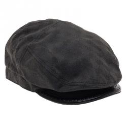 مملوكة مسبقًا Gucci Black Guccissima Cap Size S