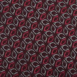 Pre Owned ربطة عنق غوتشي حرير مغزول مونوغرامي G موردة ثلاثية اللون