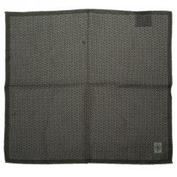 Gucci Green Floral Print Silk Pocket Square