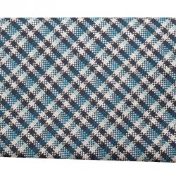 Pre Owned رابطة عنق غوتشي حرير مجدول منقوش كروهات زرقاء