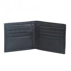 Gucci Black Guccissima Leather Bi-Fold Wallet