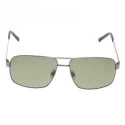 Pre Owned Gucci Black 1945/S Square Aviators