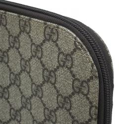 Pre Owned Gucci Beige GG Supreme Canvas Portfolio