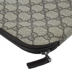 Pre Owned Gucci Beige GG Supreme Canvas Portfolio