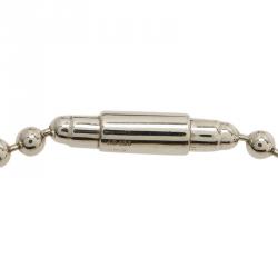 Gucci Icon GG Tags Sterling Silver Key Ring