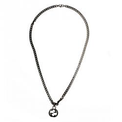 Gucci Interlocking G Pendant sterling silver Necklace