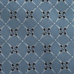 مملوكة مسبقًا ربطة عنق غوتشي حرير أزرق مونوغرامي