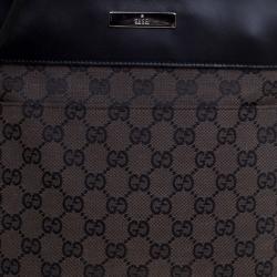 Gucci Dark Brown GG Canvas Crossbody Bag