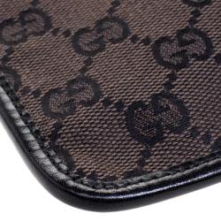 Gucci Dark Brown GG Canvas Crossbody Bag