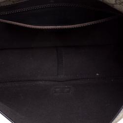 Gucci Beige/Brown GG Supreme Canvas Web Messenger Bag