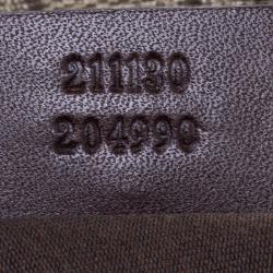 Gucci Beige/Brown GG Supreme Canvas Web Messenger Bag