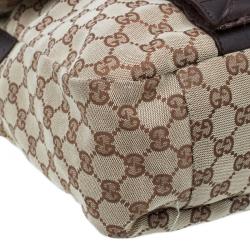 Gucci Beige/Ebony GG Canvas Messenger Bag