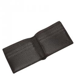 Gucci Brown Guccissima Supreme Canvas Web Detail Bi-Fold Wallet 