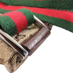 Gucci Beige/Ebony GG Canvas Messenger Bag