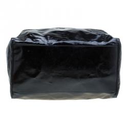 Gucci Black Coated Fabric Carryall Duffle Bag