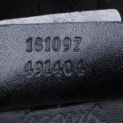 Gucci Black Coated Fabric Carryall Duffle Bag