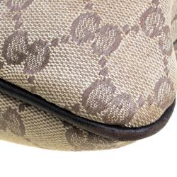 Pre Owned Gucci Beige GG Canvas Portfolio Shopper Tote