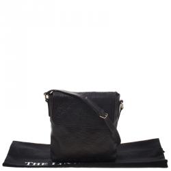 Gucci Dark Brown Guccissima Leather Messenger Bag