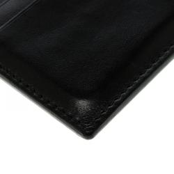 Gucci Black Leather GG Logo Card Holder