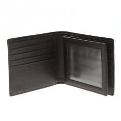 Pre Owned Gucci Beige GG Supreme Canvas Bi Fold Wallet