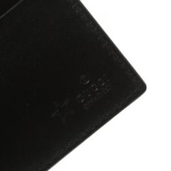 Gucci Black Guccissima Leather Bi Fold Wallet