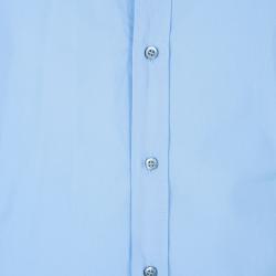Gucci Men's Light Blue Cotton Shirt L