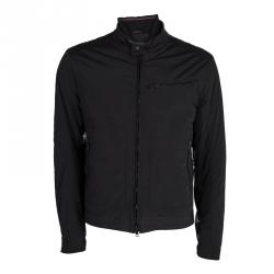 Pre Owned جاكيت غوتشي أسود بسحاب أمامي XL