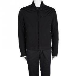 Pre Owned جاكيت غوتشي أسود بسحاب أمامي XL