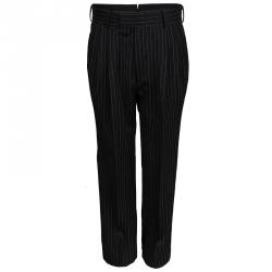 Gucci Black Wool Pinstriped Tailored Suit L