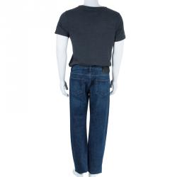Gucci Men's Blue Straight Fit Denim Jeans M