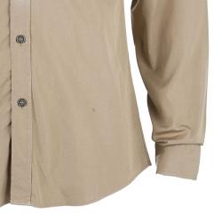 Pre Owned Gucci Men's Beige Cotton Shirt S