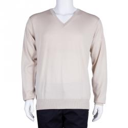 Gucci Men's Beige Sweater L