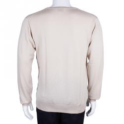 Gucci Men's Beige Sweater L