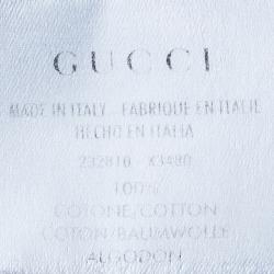 Gucci Men's Grey Polo Shirt L