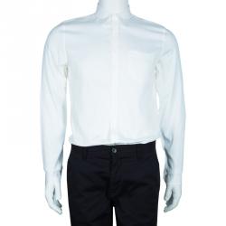 Gucci Men's White Slim Fit Shirt M